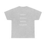 "Look Left" Anti-Social Social Society (Original White Text) (Unisex)