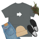 "Look Right" Anti-Social Social Society (X Style White Text) (Unisex)