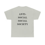 "Look Right" Anti-Social Social Society (Original Black Text) (Unisex)