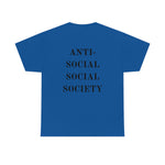 "Look Right" Anti-Social Social Society (Original Black Text) (Unisex)