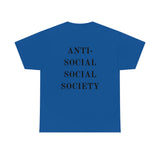 "Look Right" Anti-Social Social Society (Original Black Text) (Unisex)