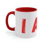 "I AM..." Red Accent Coffee Mug, 11oz