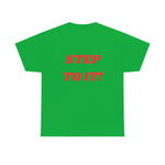 "Action..." Unisex Heavy Cotton Tee (Red)