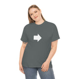"Look Right" Anti-Social Social Society (X Style White Text) (Unisex)