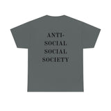 "Look Right" Anti-Social Social Society (Original Black Text) (Unisex)
