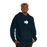 "Look Right" Anti-Social Social Society (Original White Text) (Unisex)