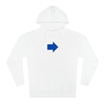 "Look Right" Anti-Social Social Society (X Style Blue Text) (Unisex)