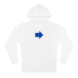 "Look Right" Anti-Social Social Society (X Style Blue Text) (Unisex)