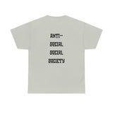 "Look Left" Anti-Social Social Society (Original Black Text) (Unisex)