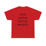 "Look Right" Anti-Social Social Society (Original Black Text) (Unisex)