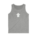 "Challenge Me" Men's Soft style Tank Top (White)