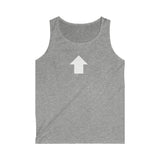 "Challenge Me" Men's Soft style Tank Top (White)