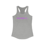 "Crushing it" Women's Ideal Racerback Tank (Hot Pink)