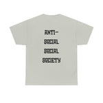 "Look Right" Anti-Social Social Society (Original Black Text) (Unisex)