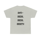 "Look Right" Anti-Social Social Society (Original Black Text) (Unisex)