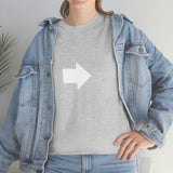 "Look Right" Anti-Social Social Society (Original White Text) (Unisex)