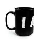 "I Am..." Black Mug, 15oz (White)