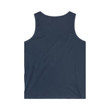 "Crushing it" Men's Soft style Tank Top (White)