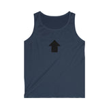 "Challenge Me"  Men's Soft Style Cotten Tanktop (Black )