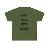 "Look Right" Anti-Social Social Society (Original Black Text) (Unisex)