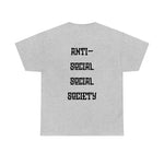 "Look Right" Anti-Social Social Society (Original Black Text) (Unisex)