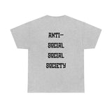 "Look Right" Anti-Social Social Society (Original Black Text) (Unisex)