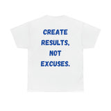 "Real Men" Unisex Heavy Cotton Tee (Blue) (Unisex)