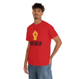 "Never Give Up!" Unisex Heavy Cotton Tee