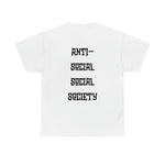 "Look Right" Anti-Social Social Society (Original Black Text) (Unisex)
