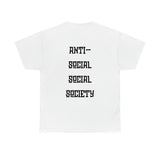 "Look Right" Anti-Social Social Society (Original Black Text) (Unisex)