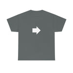 "Look Right" Anti-Social Social Society (X Style White Text) (Unisex)