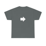 "Look Right" Anti-Social Social Society (X Style White Text) (Unisex)