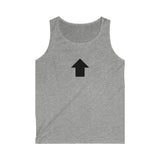 "Challenge Me"  Men's Soft Style Cotten Tanktop (Black )