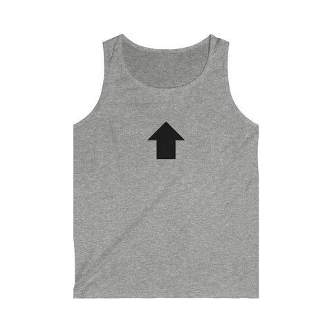 "Challenge Me"  Men's Soft Style Cotten Tanktop (Black )