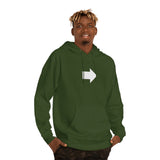 "Look Right" Anti-Social Social Society (Original White Text) (Unisex)