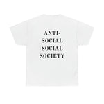 "Look Right" Anti-Social Social Society (Original Black Text) (Unisex)