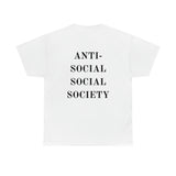 "Look Right" Anti-Social Social Society (Original Black Text) (Unisex)