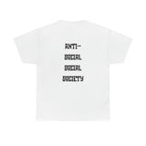 "Look Left" Anti-Social Social Society (Original Black Text) (Unisex)