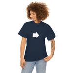 "Look Right" Anti-Social Social Society (X Style White Text) (Unisex)