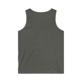 "Challenge Me"  Men's Soft Style Cotten Tanktop (Black )
