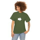 "Look Right" Anti-Social Social Society (X Style White Text) (Unisex)