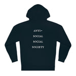 "Look Left" Anti-Social Social Society (Original White Text) (Unisex)