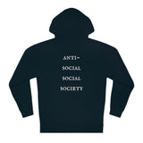 "Look Left" Anti-Social Social Society (Original White Text) (Unisex)