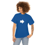 "Look Right" Anti-Social Social Society (X Style White Text) (Unisex)
