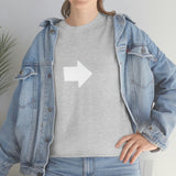 "Look Right" Anti-Social Social Society (X Style White Text) (Unisex)