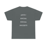 "Look Right" Anti-Social Social Society (Original White Text) (Unisex)