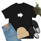 "Look Right" Anti-Social Social Society (X Style White Text) (Unisex)