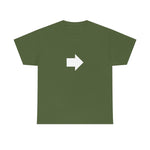 "Look Right" Anti-Social Social Society (X Style White Text) (Unisex)