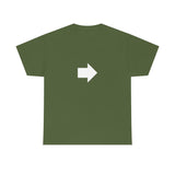 "Look Right" Anti-Social Social Society (X Style White Text) (Unisex)
