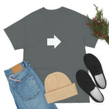 "Look Right" Anti-Social Social Society (Original White Text) (Unisex)